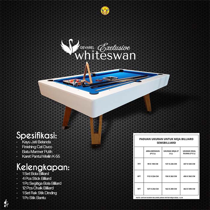 Meja Billiard Gevarel Exclusive - Gambar 3