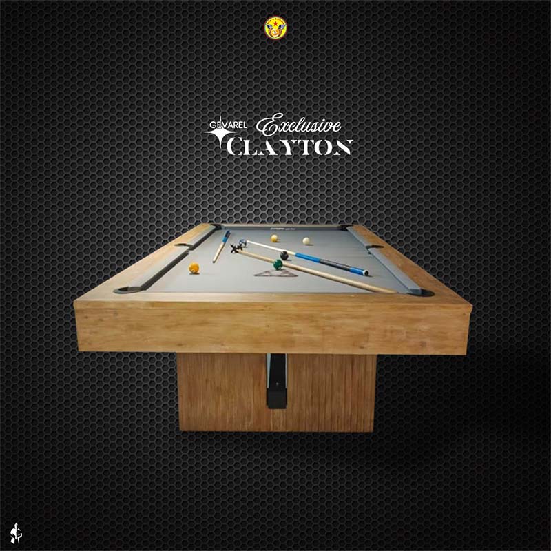 Meja Billiard Gevarel Exclusive Clayton - Gambar 3