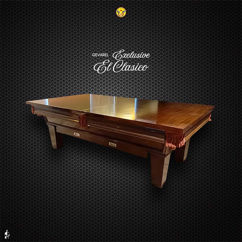 Meja Billiard Gevarel Exclusive El Clasico - Gambar 3