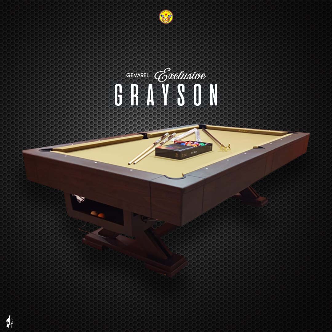 Meja Billiard Gevarel Exclusive Grayson - Gambar 3